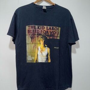 Kid Laroi Fruit of the Loom Dark Blue Cotton Tee